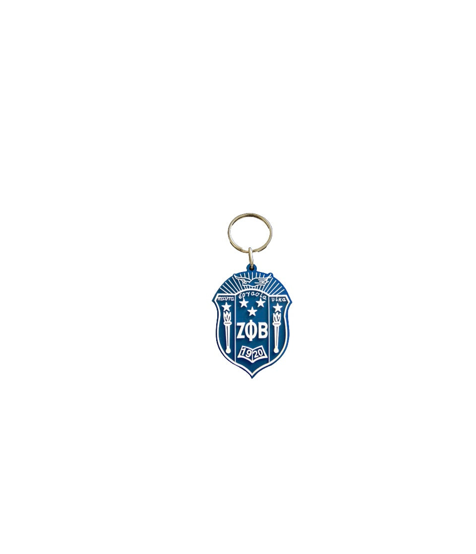 Zeta Phi Beta Keychain