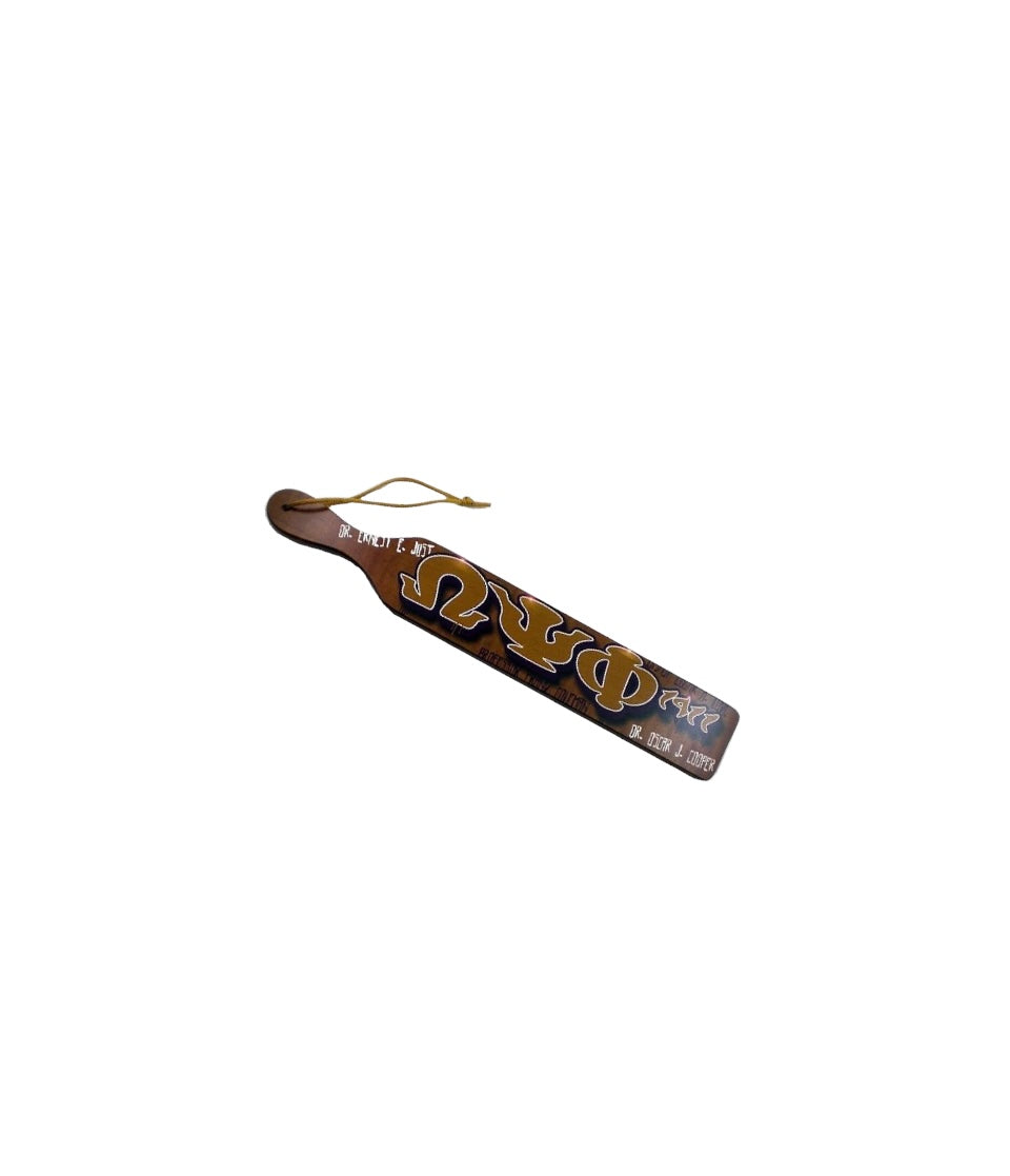 Omega Psi Phi Graffiti Paddle