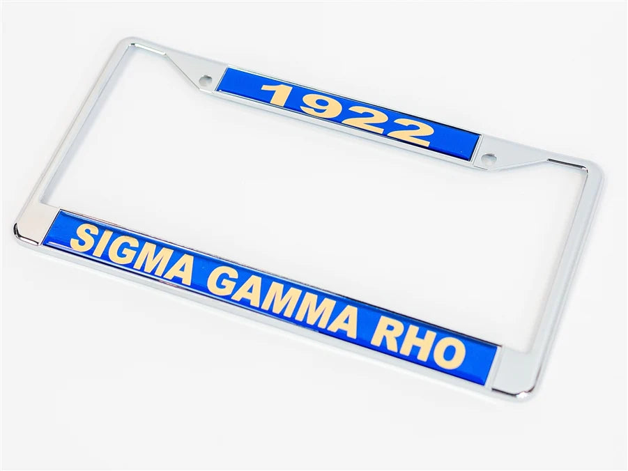 Sigma Gamma Rho 1922 License Plate Frame