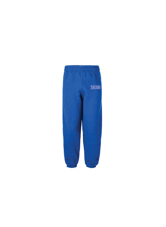 Zeta Phi Beta Embroidered Sweatpants