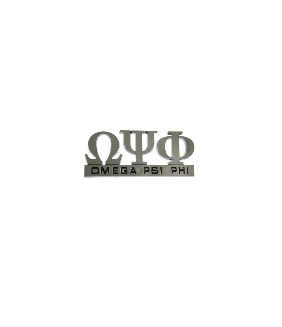Omega Psi Phi Car Emblem